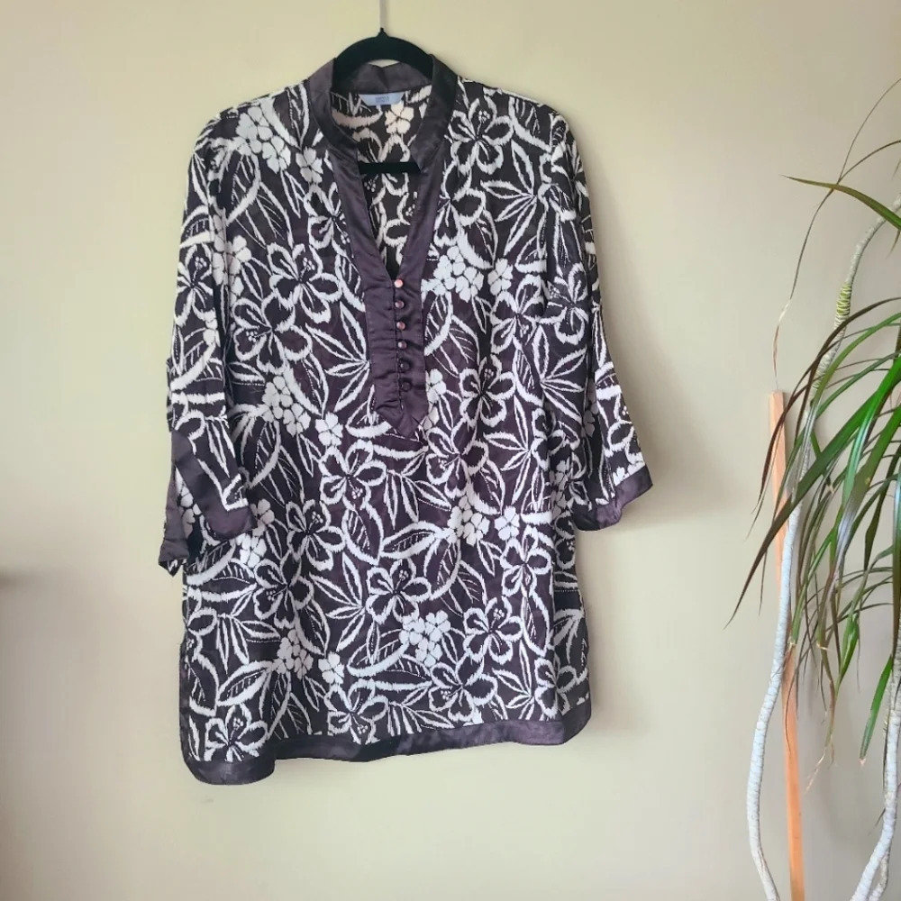 Marks & Spencer women's brown tunic sz.XL